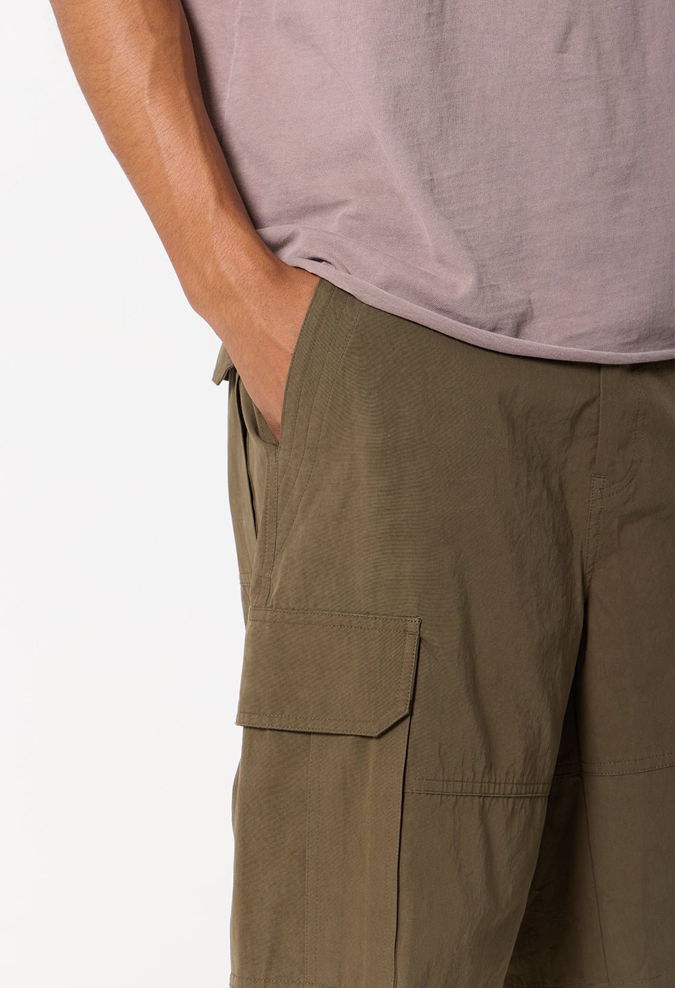 Cotton Southport Cargo Shorts / Olive - Image 8