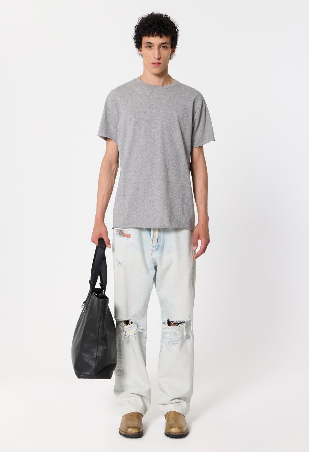 Air Spun Anti-Expo Tee / Heather Grey - Image 4
