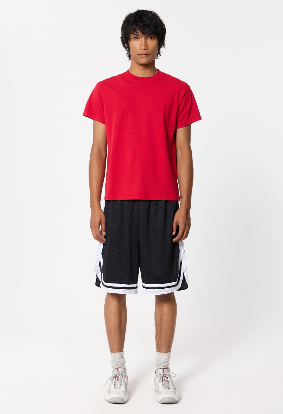 Air Spun Shrunken Tee / Rio Red - Image 4