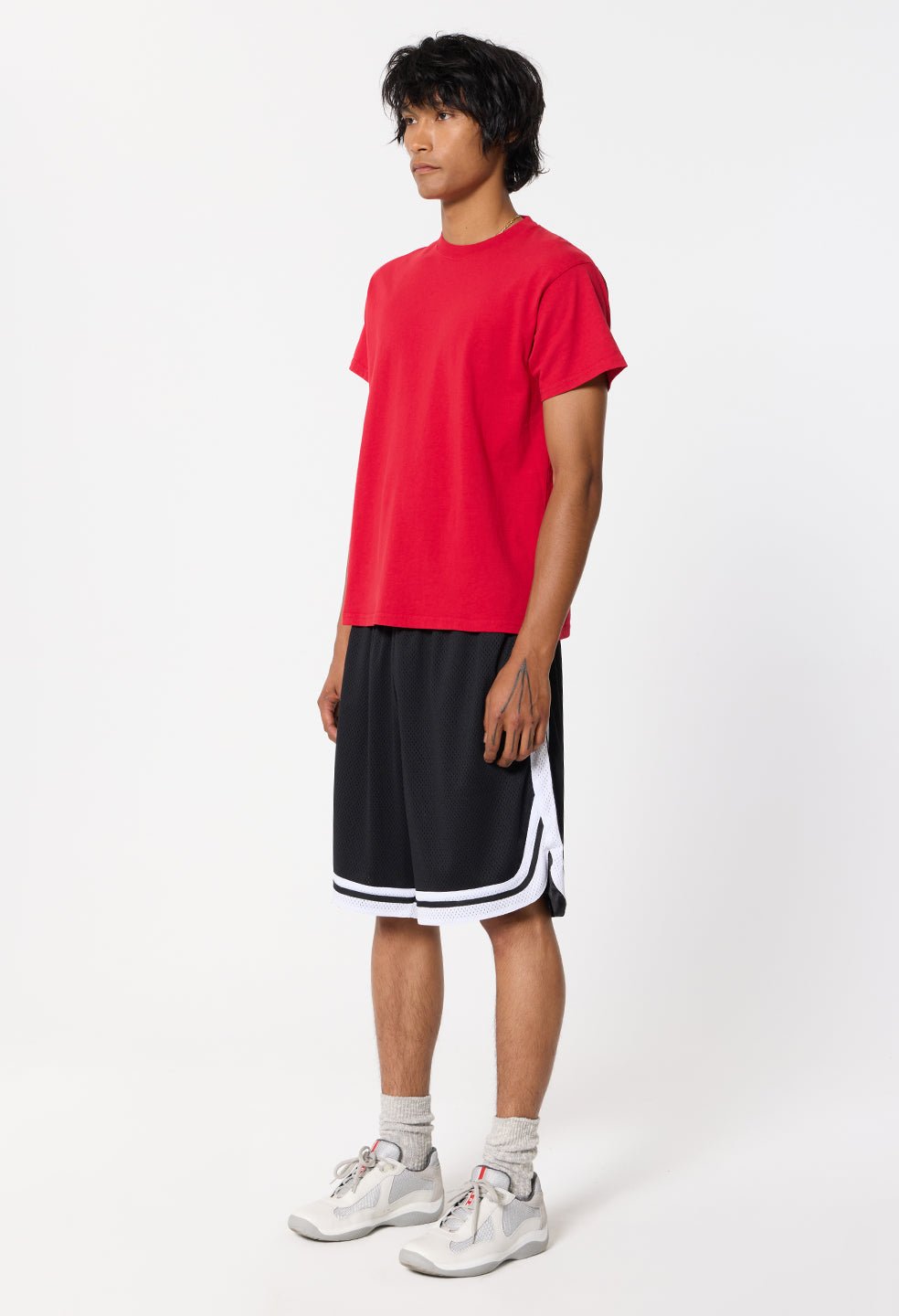 Air Spun Shrunken Tee / Rio Red - Image 5