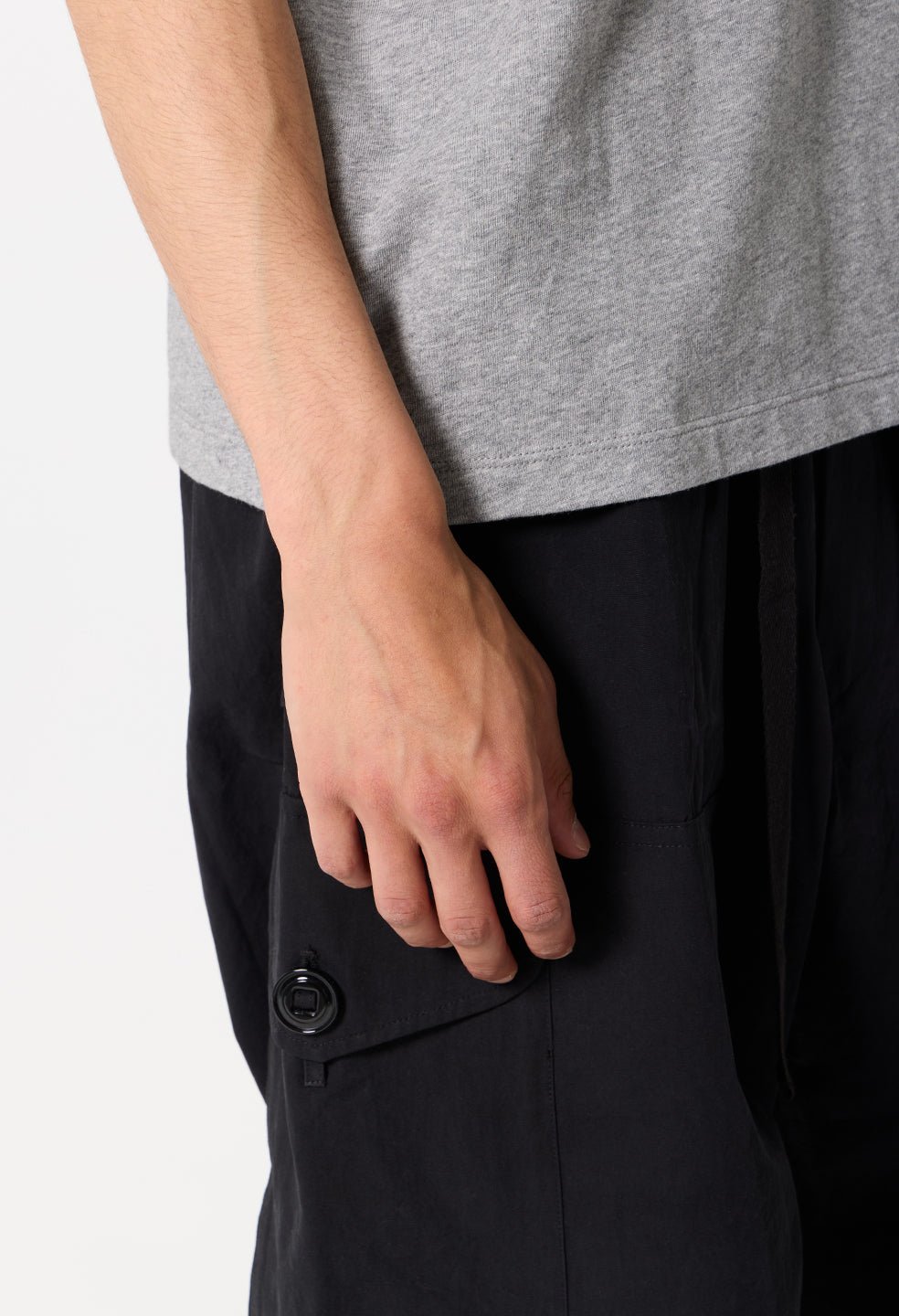Air Spun Beach Pocket Tee / Heather Grey - Image 8