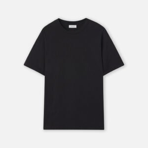 Recycled Cotton University Tee / Black