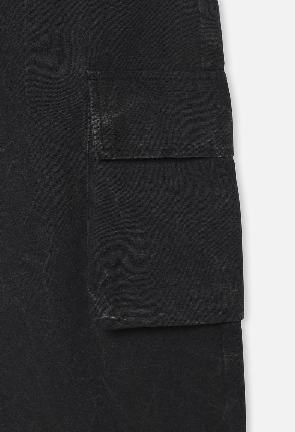 Washed Corpus Cargo Pants / Black - Image 4