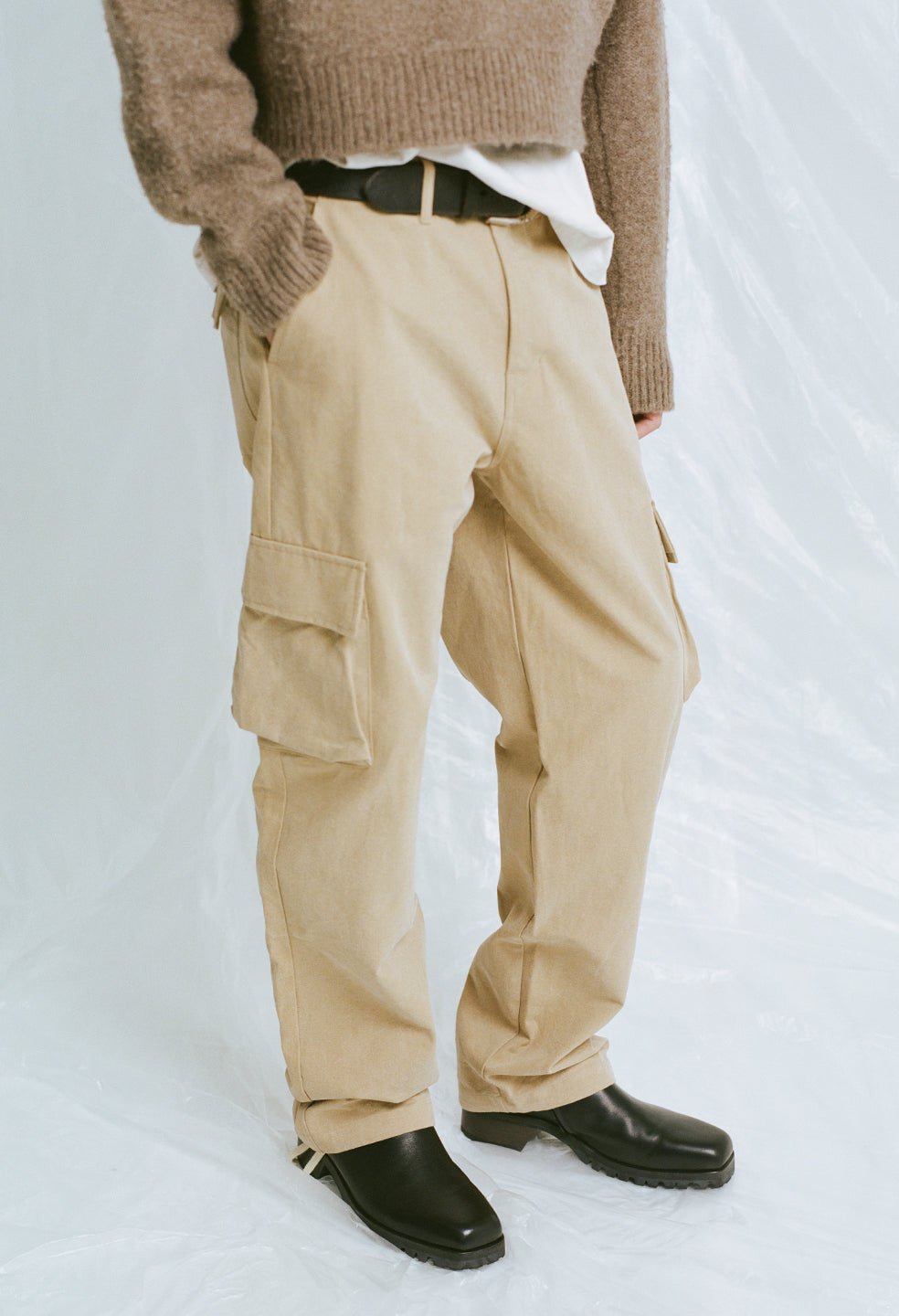 Washed Corpus Cargo Pants / Desert - Image 3