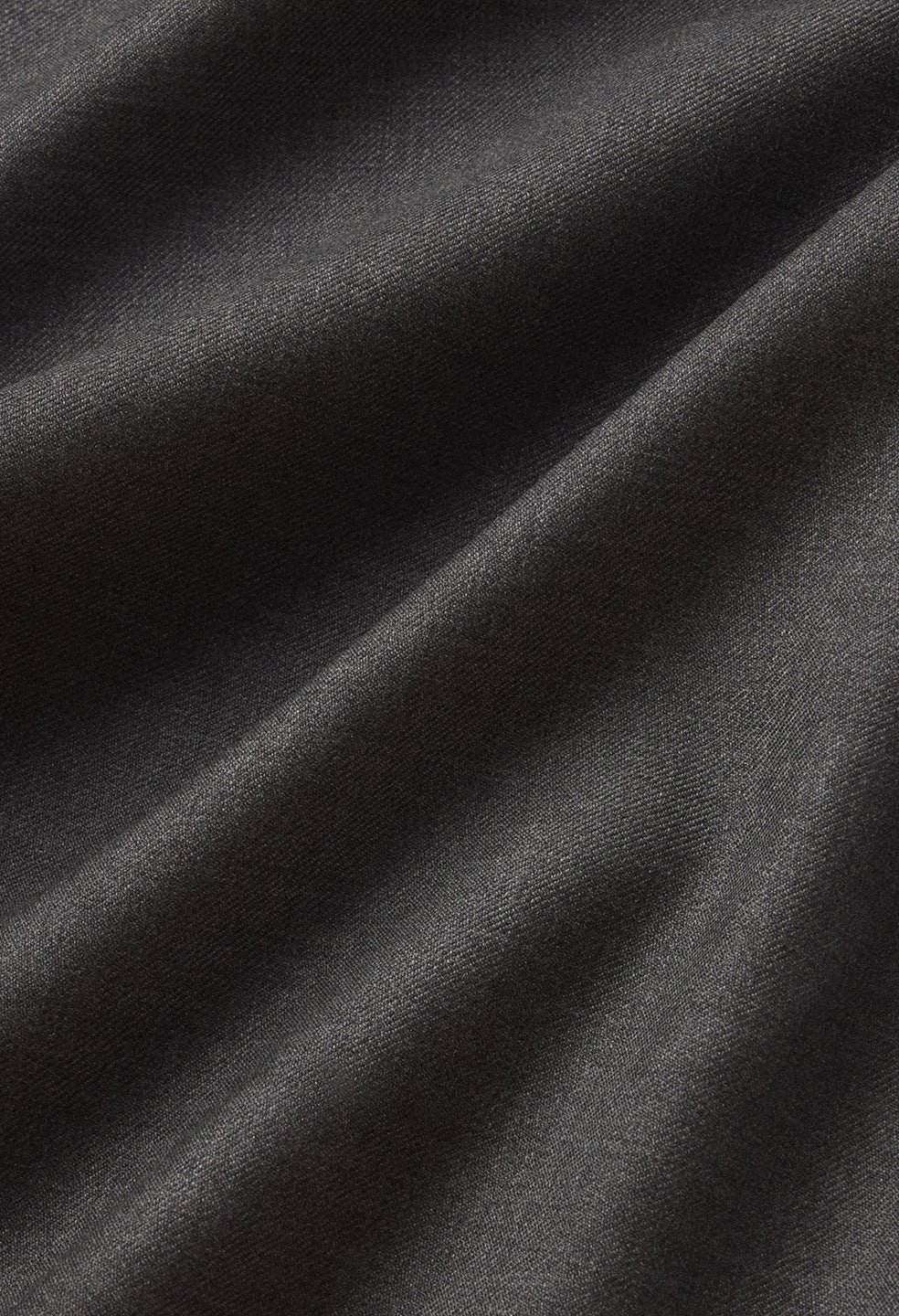 Wool Wide Easy Trouser / Charcoal - Image 3