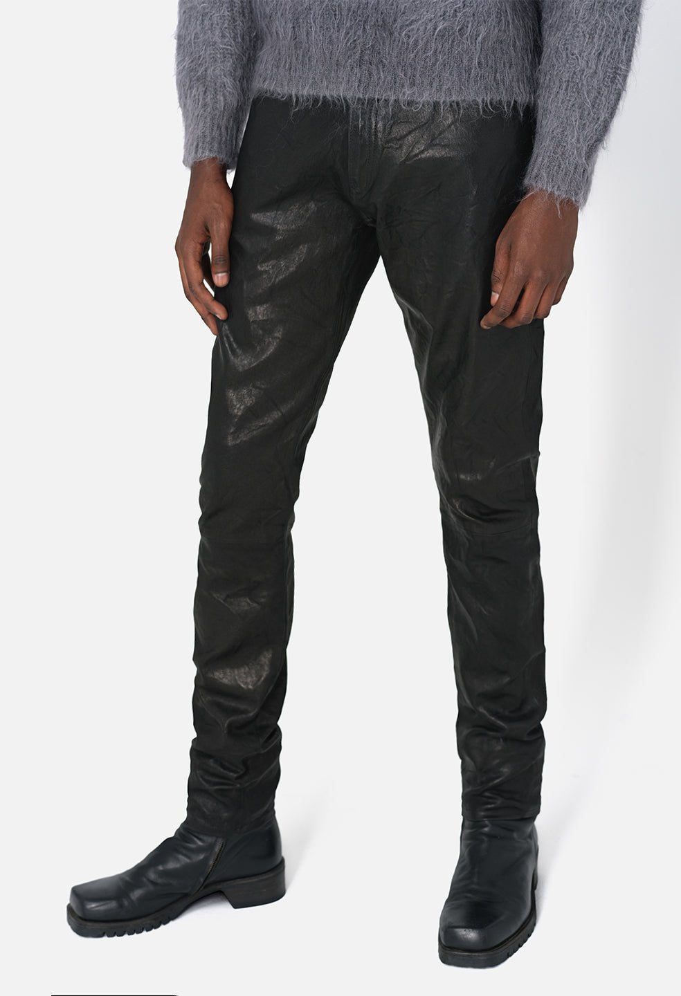 Leather Cast 2 / Black - Image 2